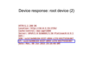 Device response: root device (2)
 