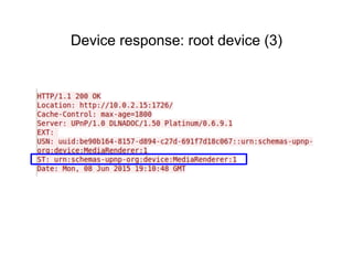 Device response: root device (3)
 