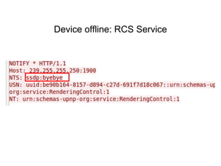 Device offline: RCS Service
 