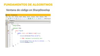Introducción Completa a Programación en C# y Estructuras Secuenciales | PDF