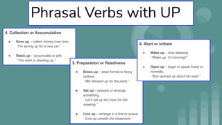 Comprehensive Guide to Phrasal Verbs with UP and OFF for English ...
