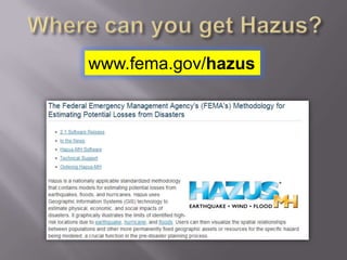 www.fema.gov/hazus
 
