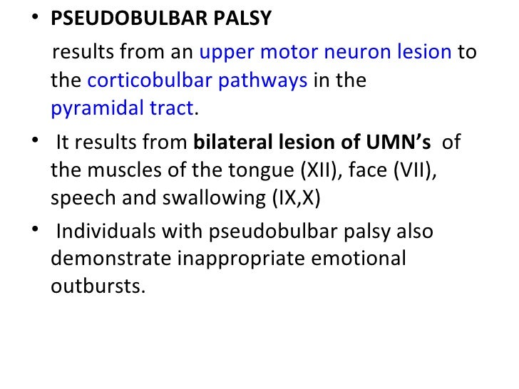 upper motor neuron