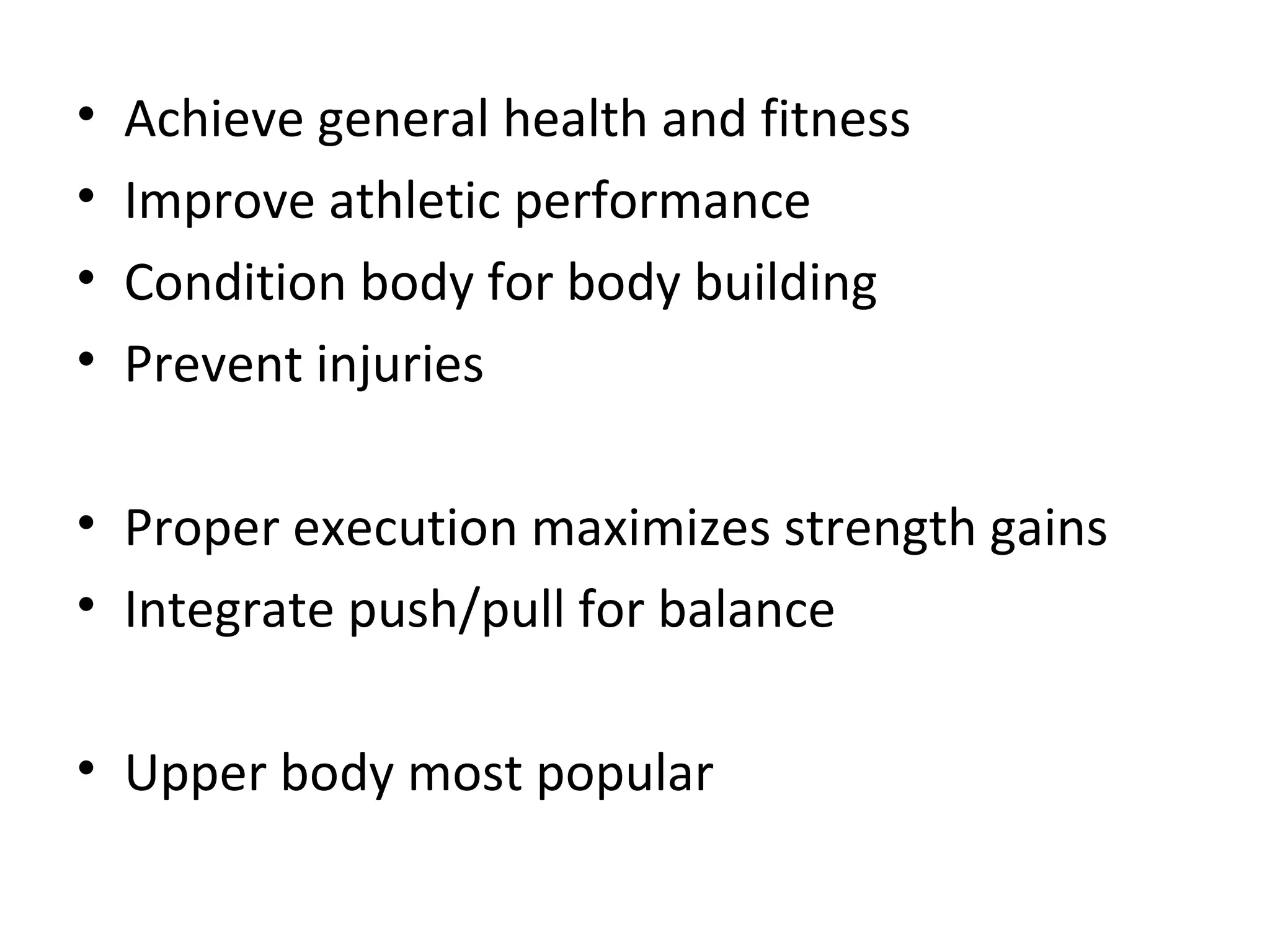 Upper Body Exercises Chest Shoulders | PPT