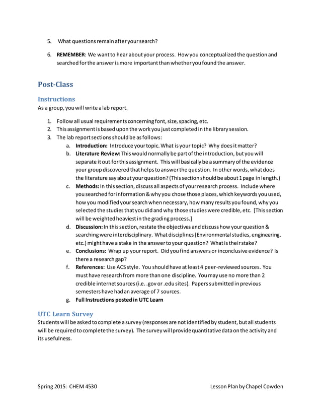 Sample Problem Based Learning Lesson Plan (STEM) | PDF