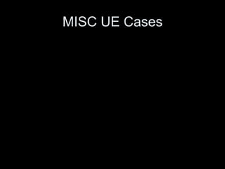 MISC UE Cases
 