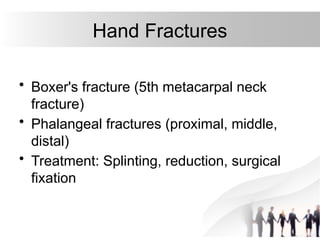 upper extremities fracture its mechanism of injury and clinical ...