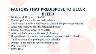 UPPER GI BLEED for undergraduates in medicine | PPTX