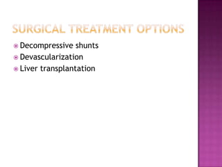 Devascularization Upper GI bleeding & portal hypertension in Children | PPTX