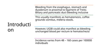 Upper Gastrointestinal bleeding in adults.pptx