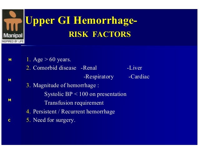 Upper Gi Hemorrhage Surgical Perspective