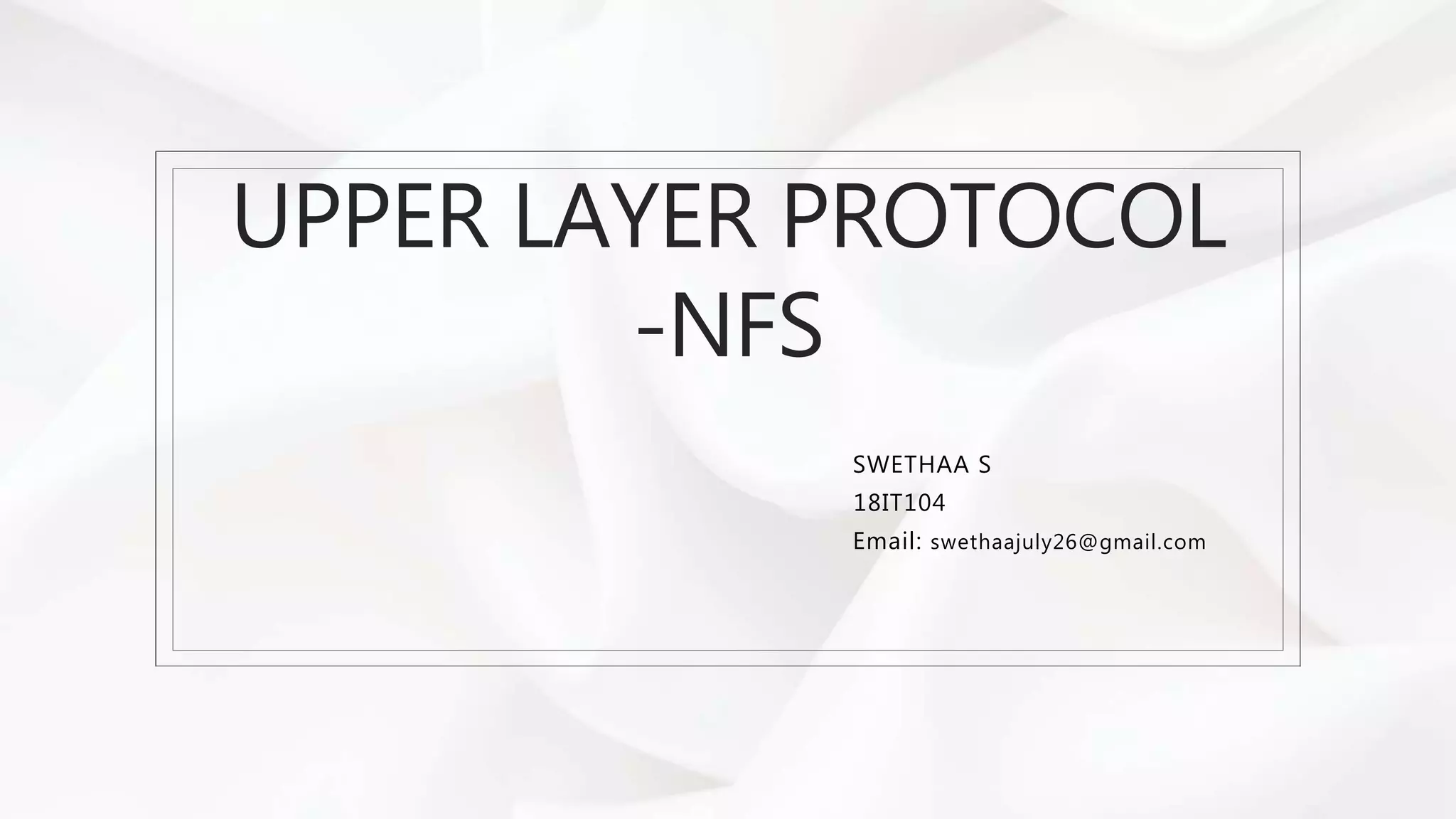 upper-layer-protocol-ppt