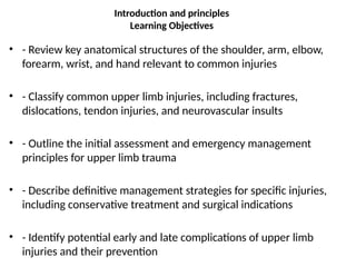 Comprehensive Overview of Upper Limb Injuries: Anatomy, Classification ...