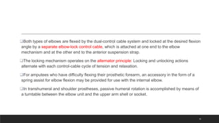 Lock Using Elbow Upper limb prostheses | PPTX