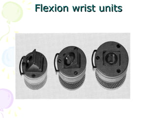 Flexion wrist unitsFlexion wrist units
 