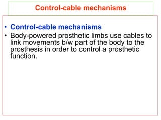 Upper limb prosthetics | PPT