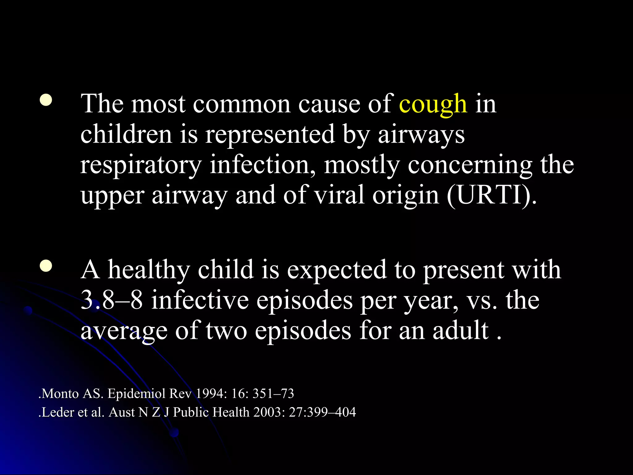 Upper respiratory infections in children | PPT