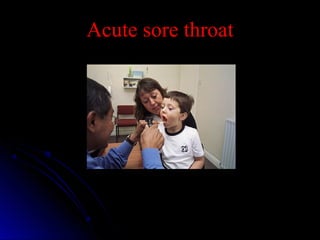 Upper respiratory infections in children