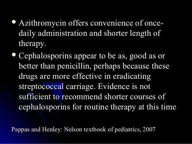 Dose in infection respiratory azithromycin upper tract