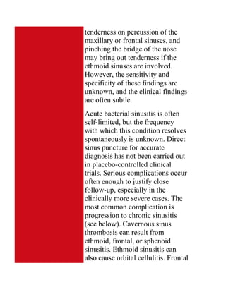 Upper Respiratory Infections