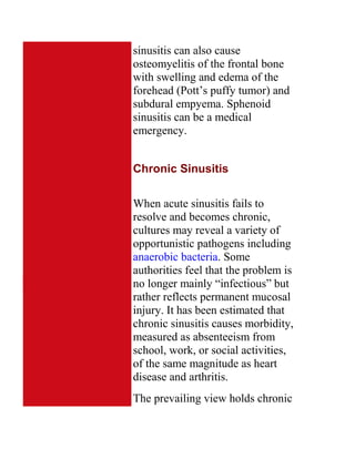 Upper Respiratory Infections