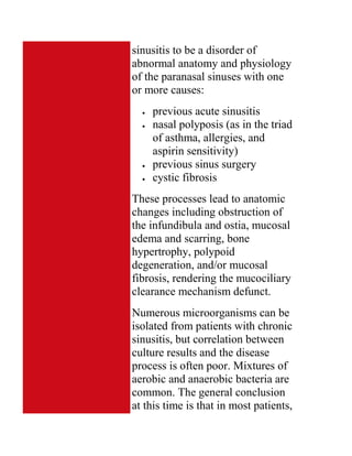 Upper Respiratory Infections