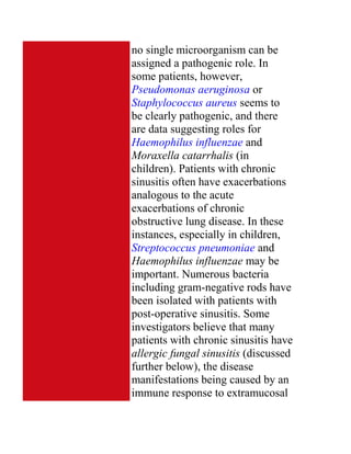 Upper Respiratory Infections