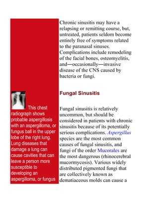 Upper Respiratory Infections