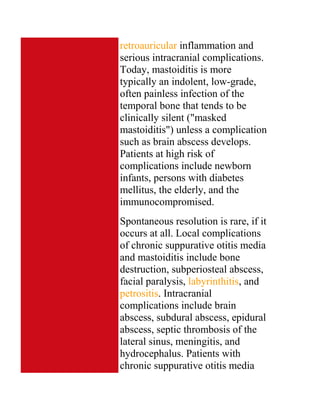 Upper Respiratory Infections