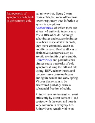 Upper Respiratory Infections