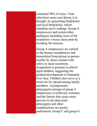 Upper Respiratory Infections