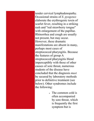 Upper Respiratory Infections