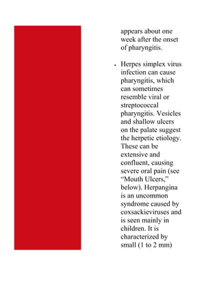 Upper Respiratory Infections