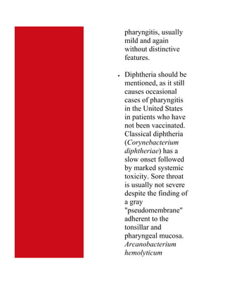 Upper Respiratory Infections