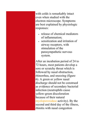 Upper Respiratory Infections
