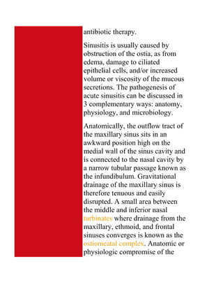 Upper Respiratory Infections