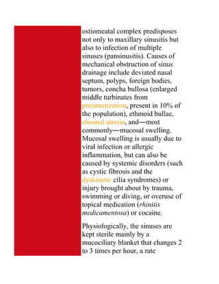 Upper Respiratory Infections