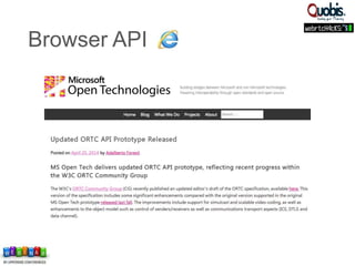 Browser API
 