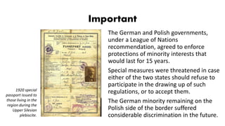 IGCSE HISTORY REVISION UPPER SILESIA PPT