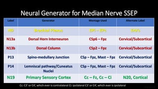 Upper Extremity Somatosensory Evoked Potential (Upper SSEP) | PPTX