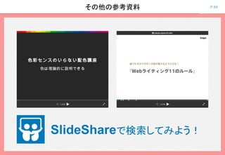 P.94その他の参考資料
SlideShareで検索してみよう！
 