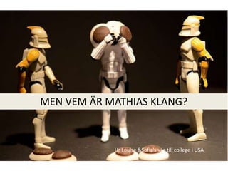 ”inser att ni har blivit lurade, och använder dessutom Mathias Klang i fel sammanhang”