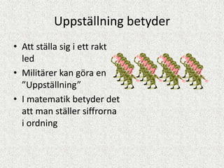 Uppställning av addition och subtraktion | PPTX