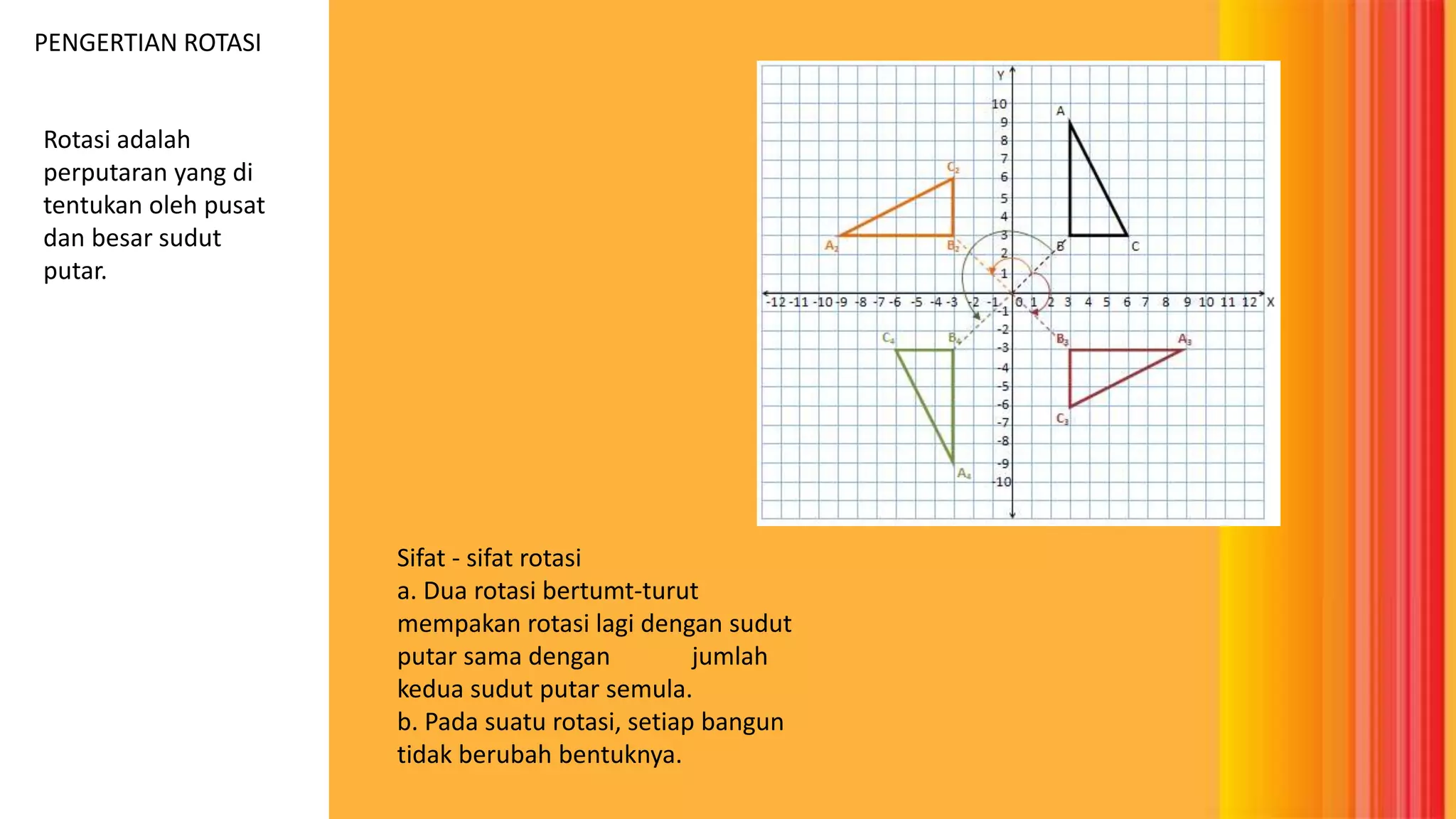 Rotasi Ramp refleksi, rotasi & dilatasi | PPTX