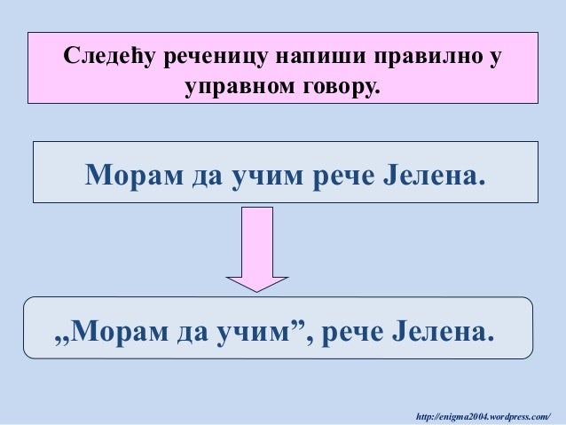 Upravni i neupravni govor