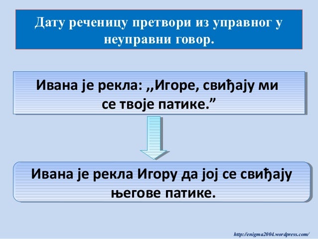 Upravni i neupravni govor