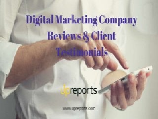 Digital Marketing Reviews & Company Testimonials