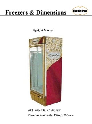 Freezers & Dimensions ,[object Object],[object Object],Upright Freezer 