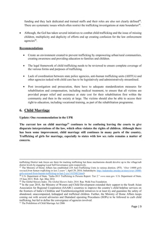 Child Rights in India, Stakeholder’s Report on Universal Periodic ...