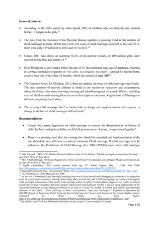 Child Rights in India, Stakeholder’s Report on Universal Periodic ...